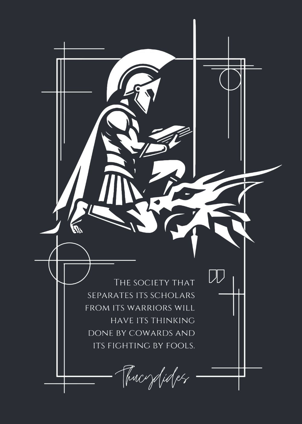 Warrior-Scholar Shirt | Thucydides Quote