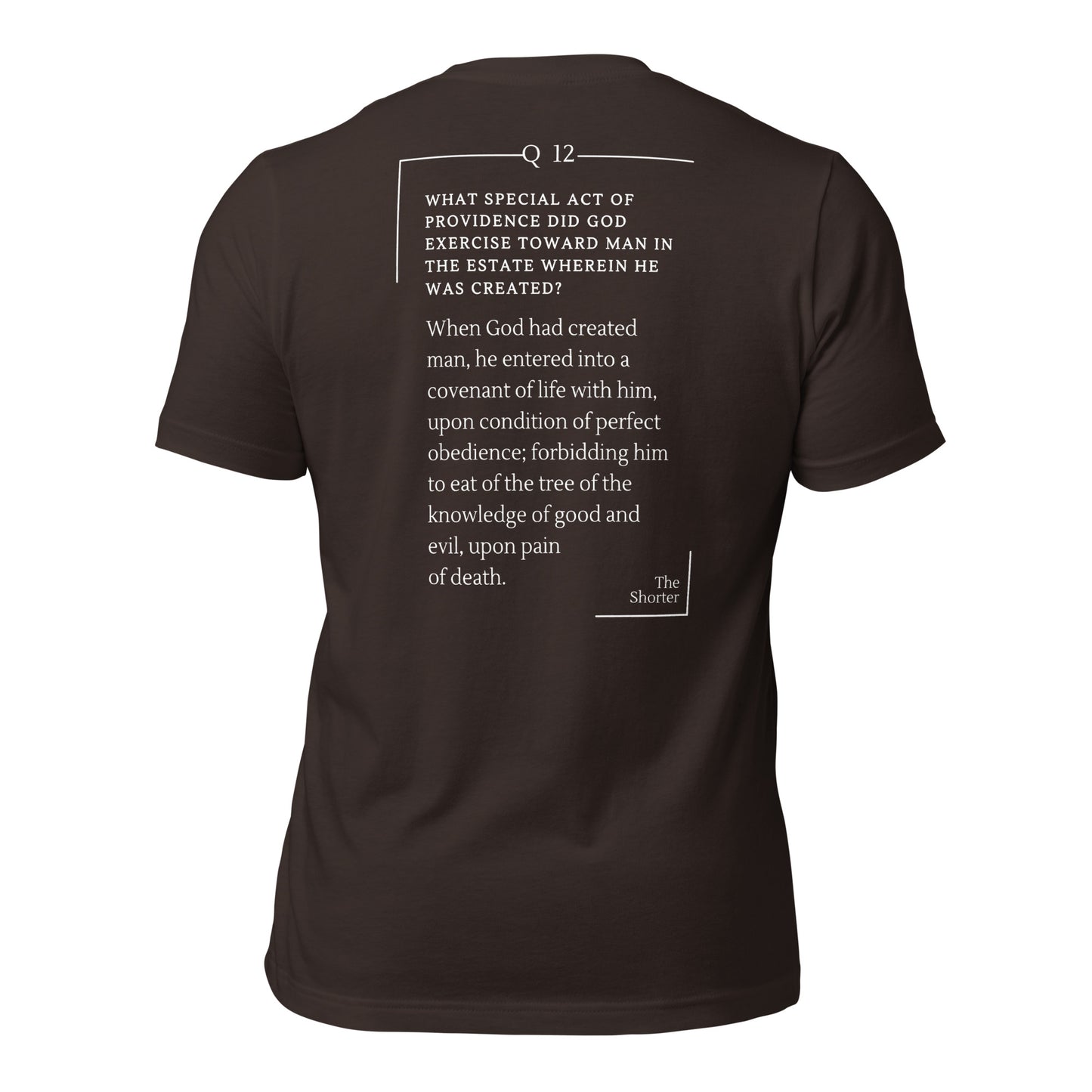 Covenant of Life Shirt | Westminster Shorter Q12