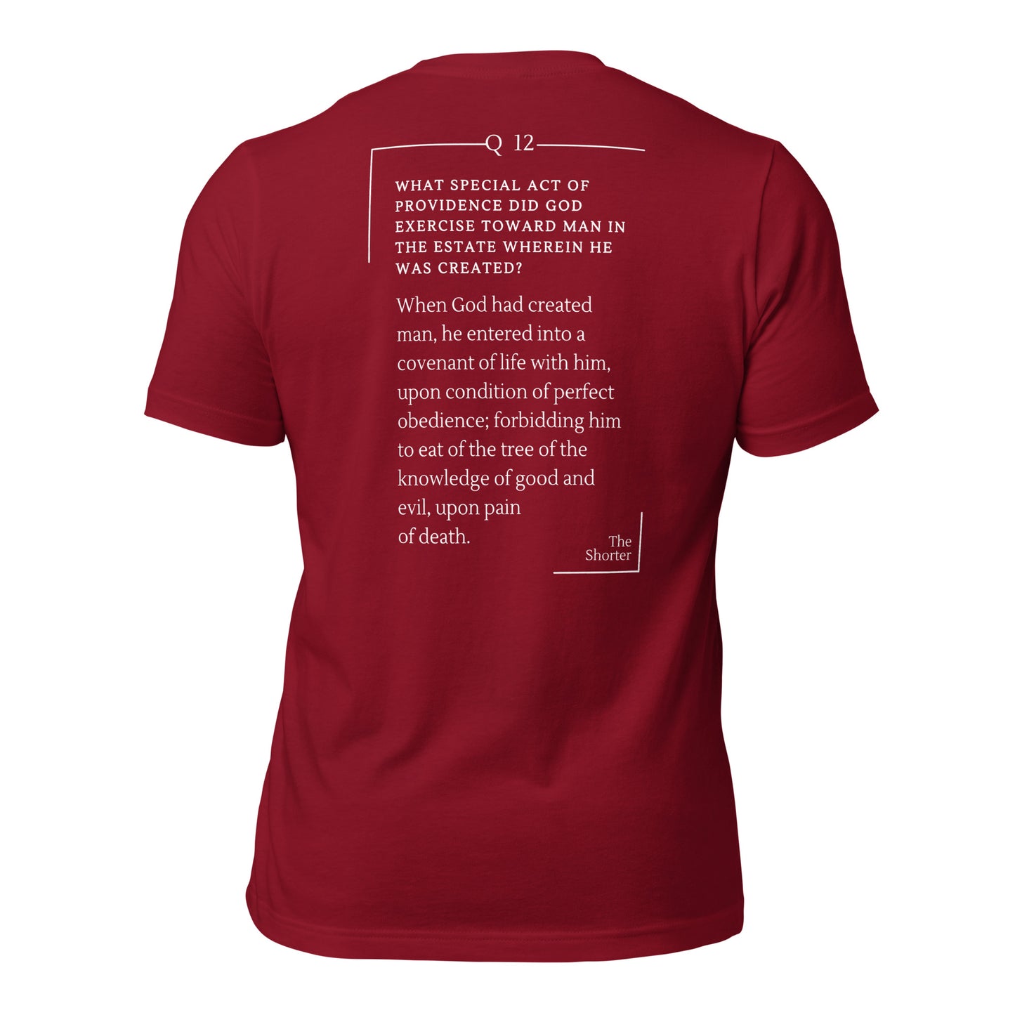 Covenant of Life Shirt | Westminster Shorter Q12