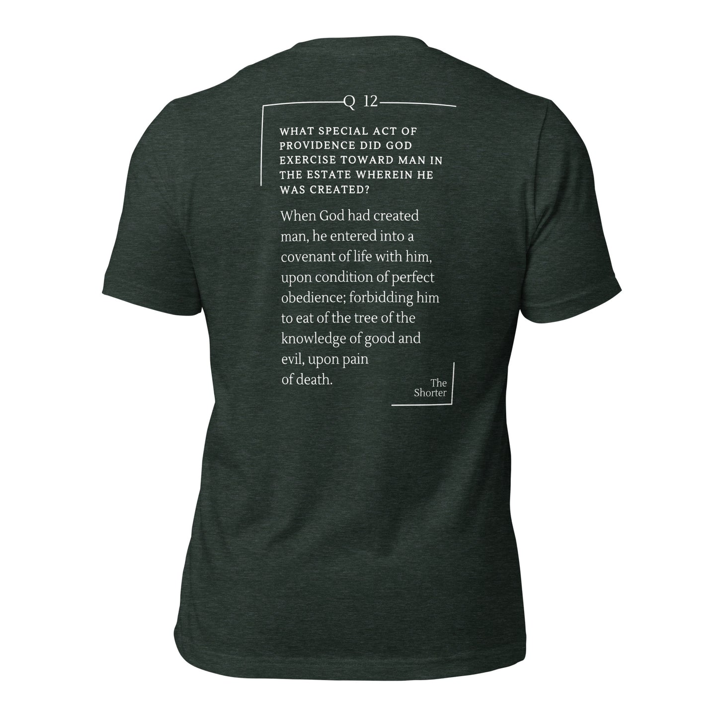 Covenant of Life Shirt | Westminster Shorter Q12