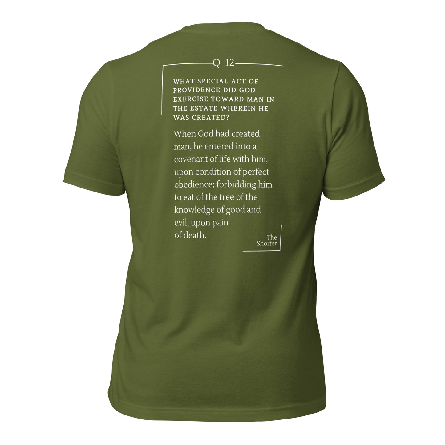 Covenant of Life Shirt | Westminster Shorter Q12