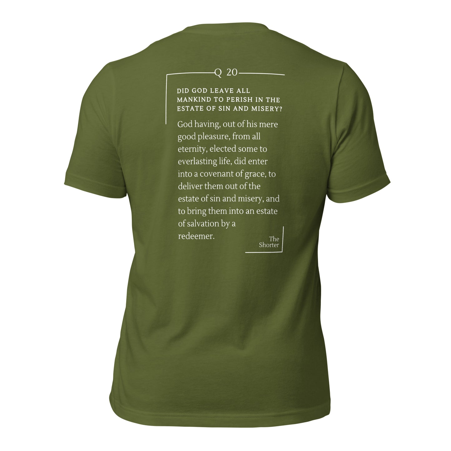 Delivery From Sin Shirt | Westminster Shorter Q20
