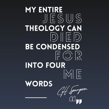 Jesus Died for Me | Spurgeon Quote