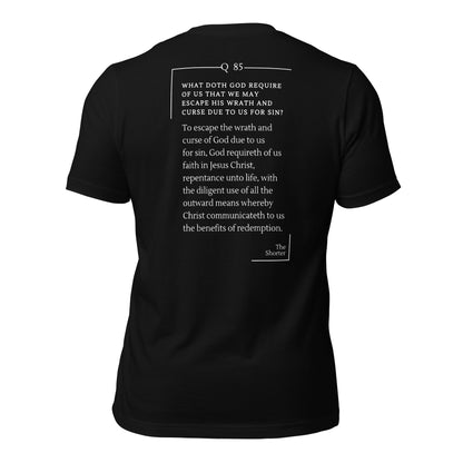 Escaping God's Wrath Shirt | Westminster Shorter Q85