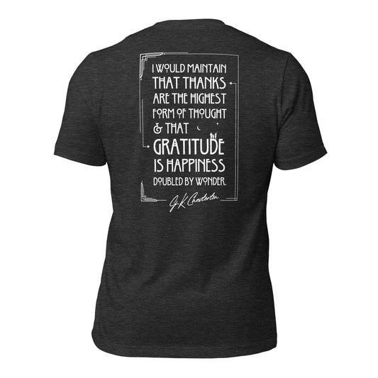 Gratitude Shirt | G.K. Chesterton Quote