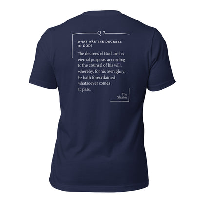 The Decrees of God Shirt | Westminster Shorter Q7