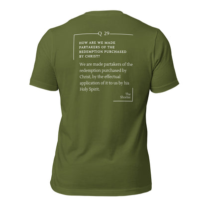 Partakers of Redemption Shirt | Westminster Shorter Q29